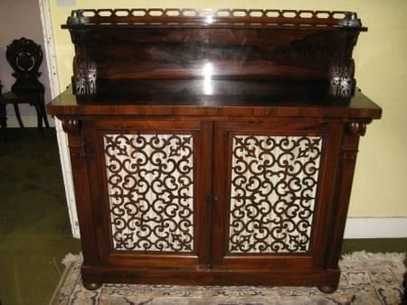 victorian rosewood chiffonier