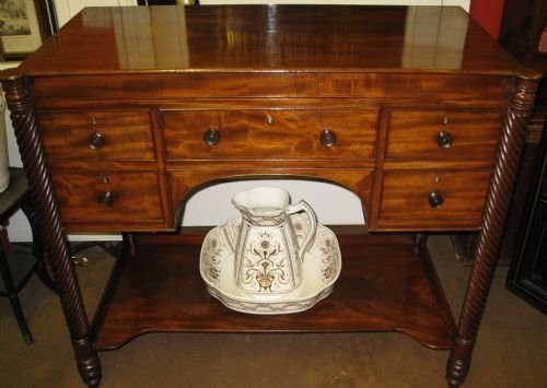 georgian mahogany washstand