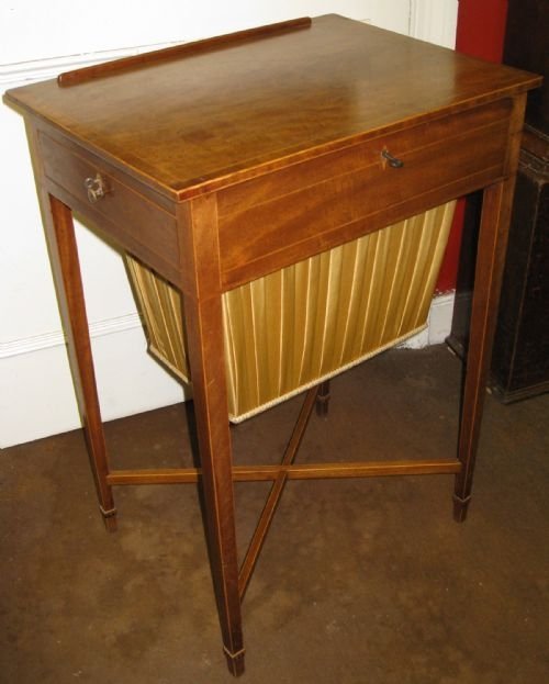 sheraton mahogany work reading table