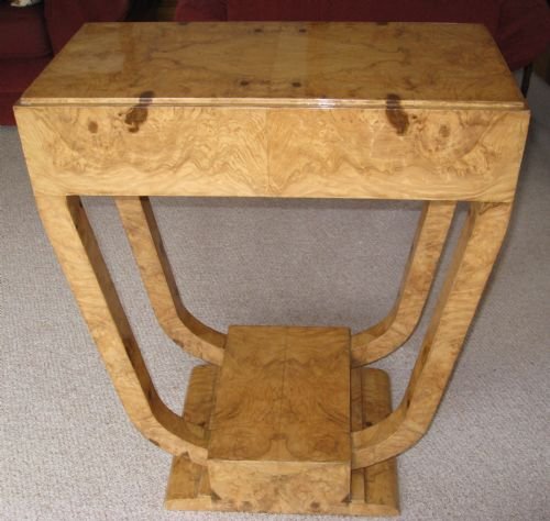 art deco console table