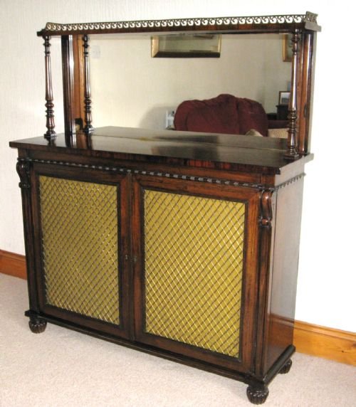 regency rosewood chiffonier