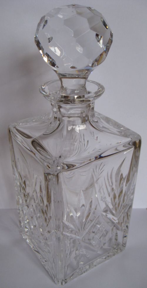 cut glass decanter