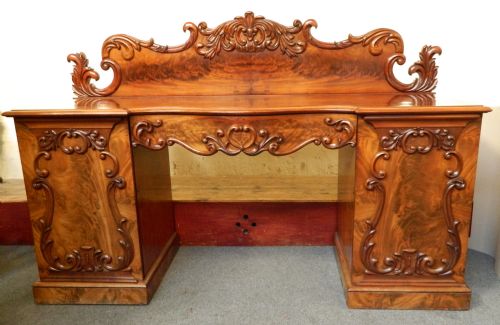 william 1v mahogany pedestal sideboard