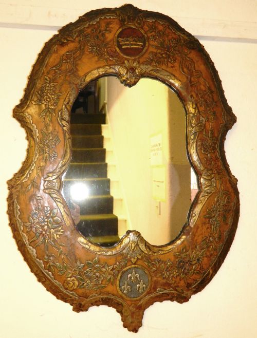 unusual georgian wall mirror