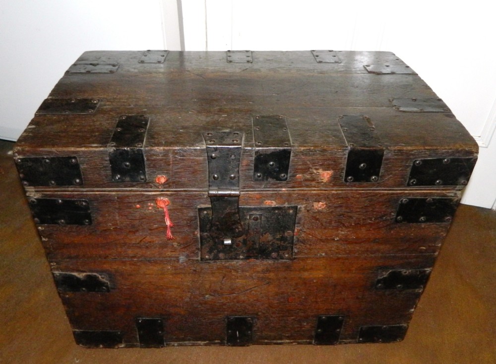 oak silver chest with fitted interior