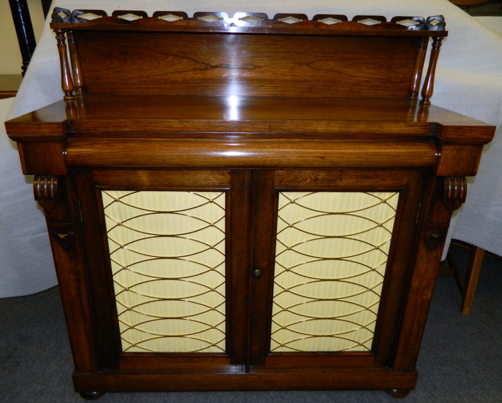 regency rosewood chiffonier