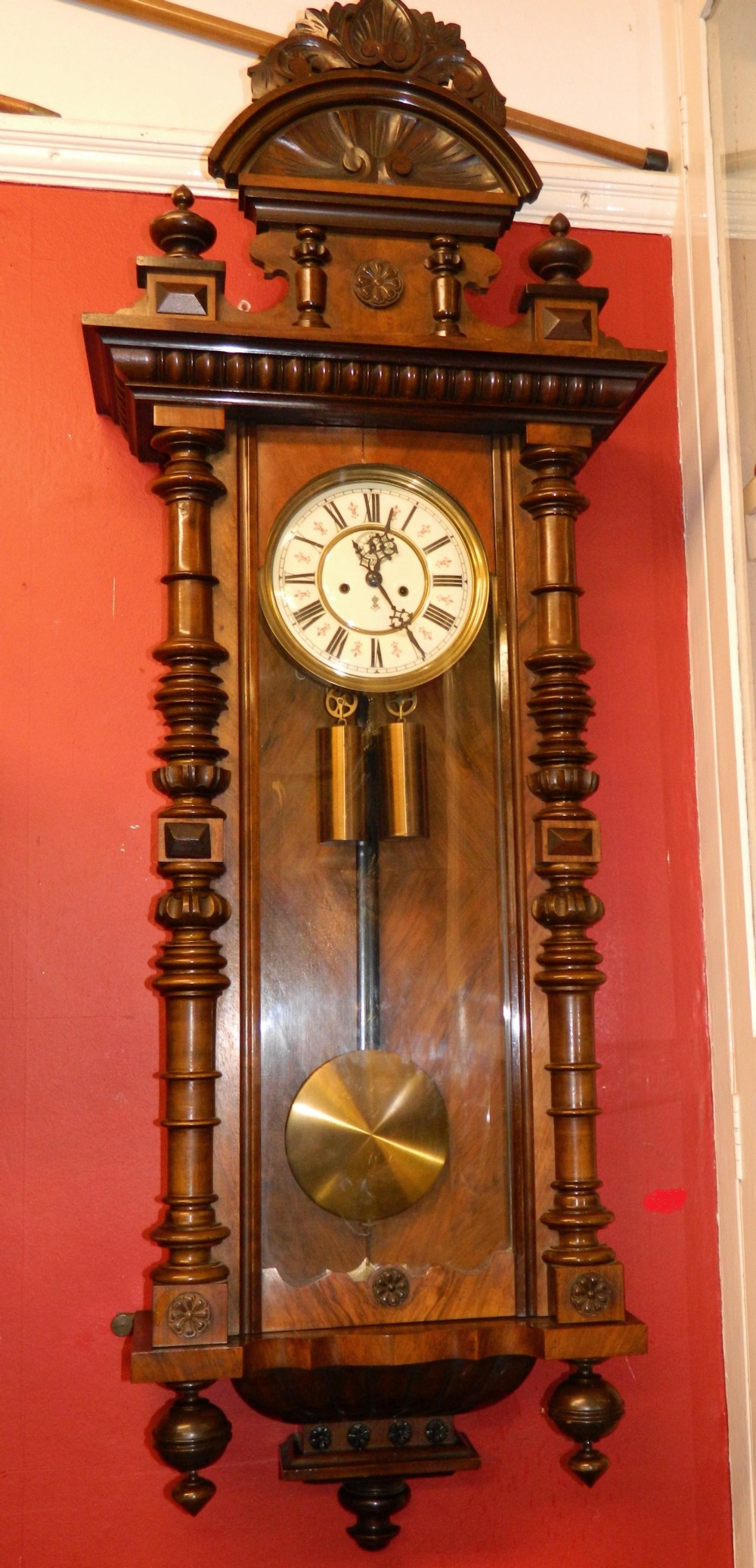 gustav becker vienna wall clock