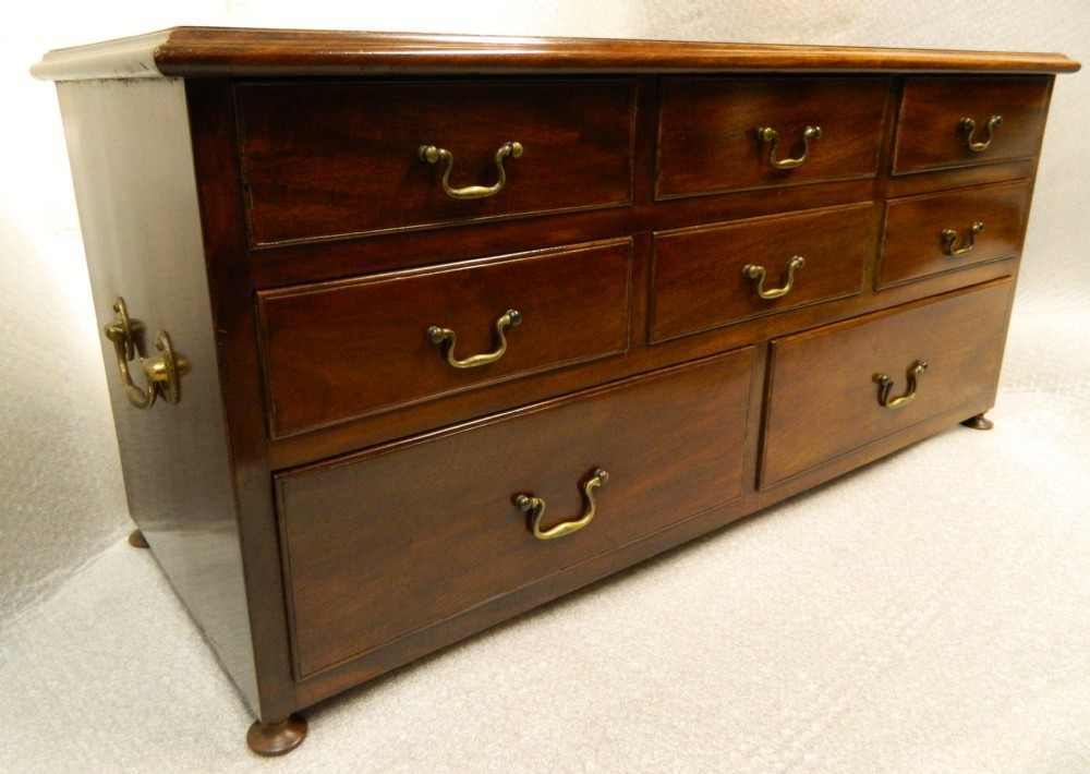 mahogany table chest