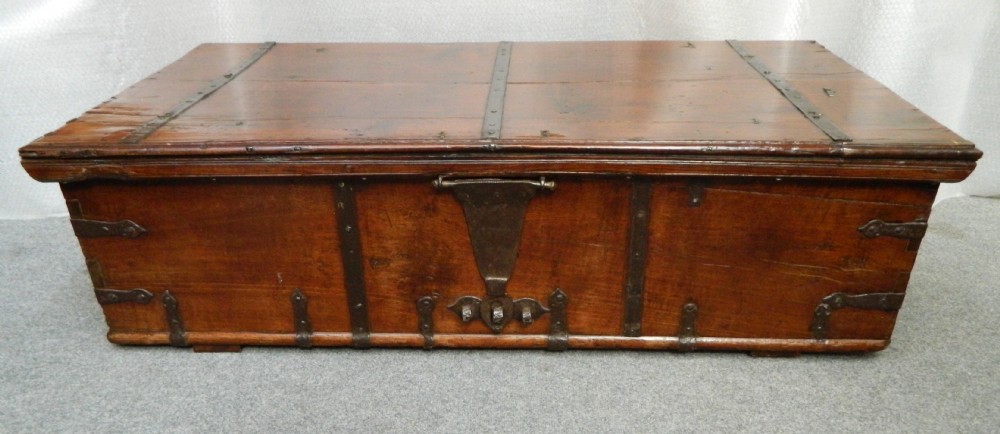 fabulous colonial teak trunk