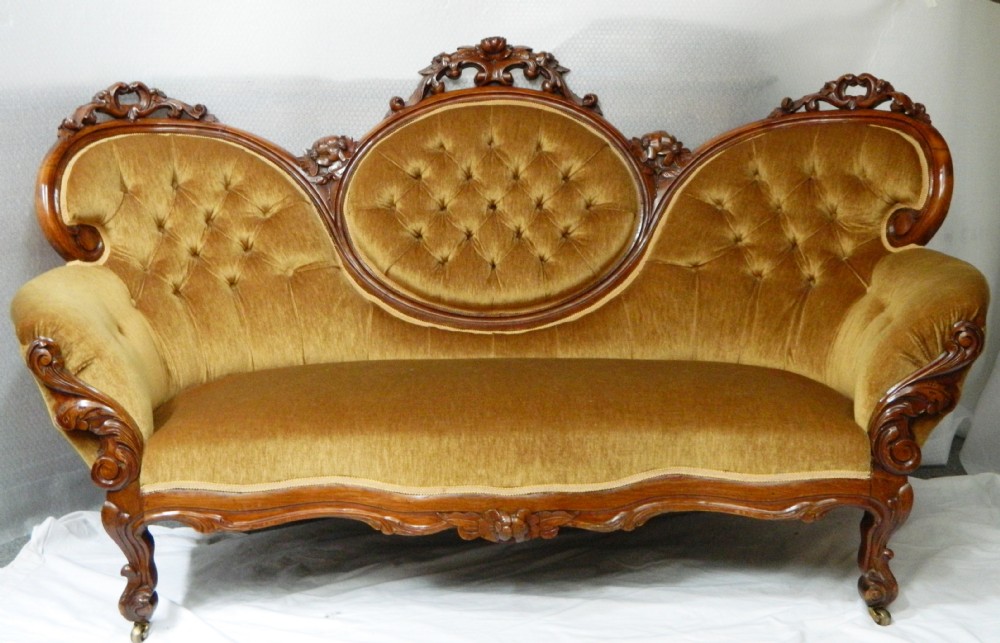 victorian double ended sofa