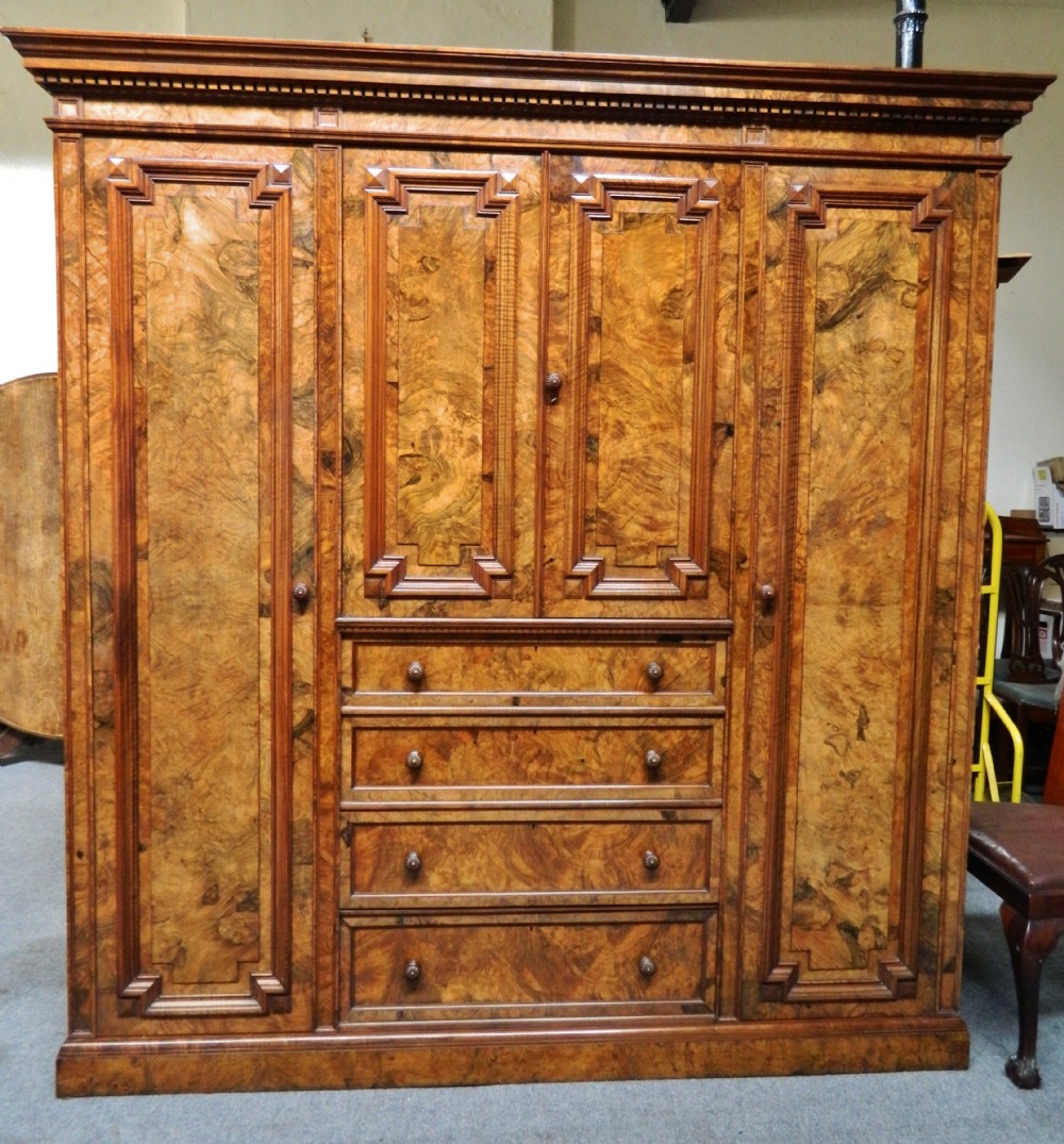 outstanding walnut compactum wardrobe