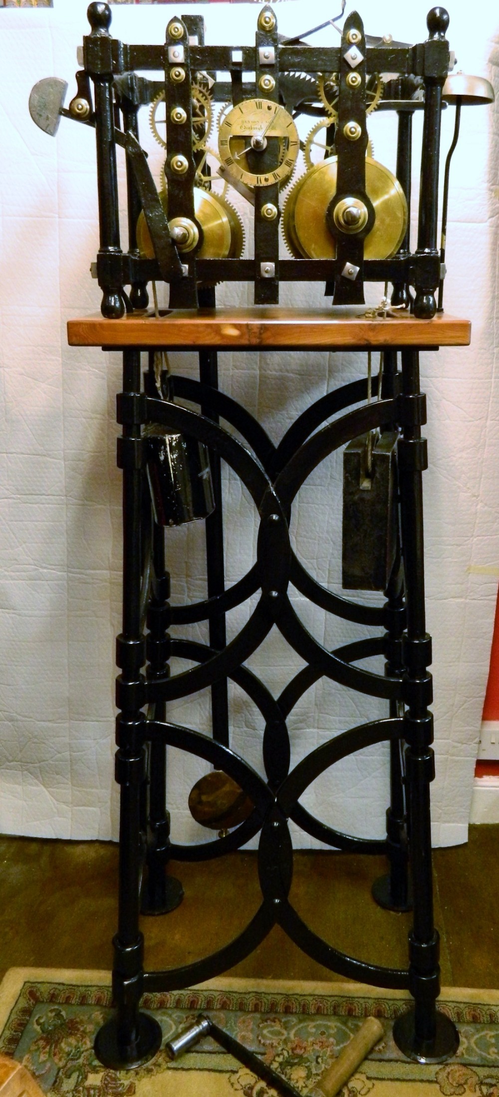 rare turret clock by bryson son edinburgh 1843