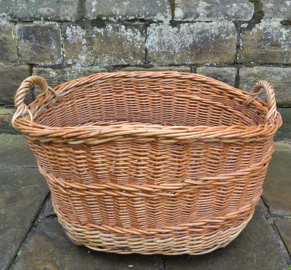 large basket on wheels