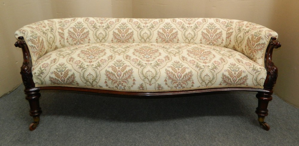 victorian mahogany sofa
