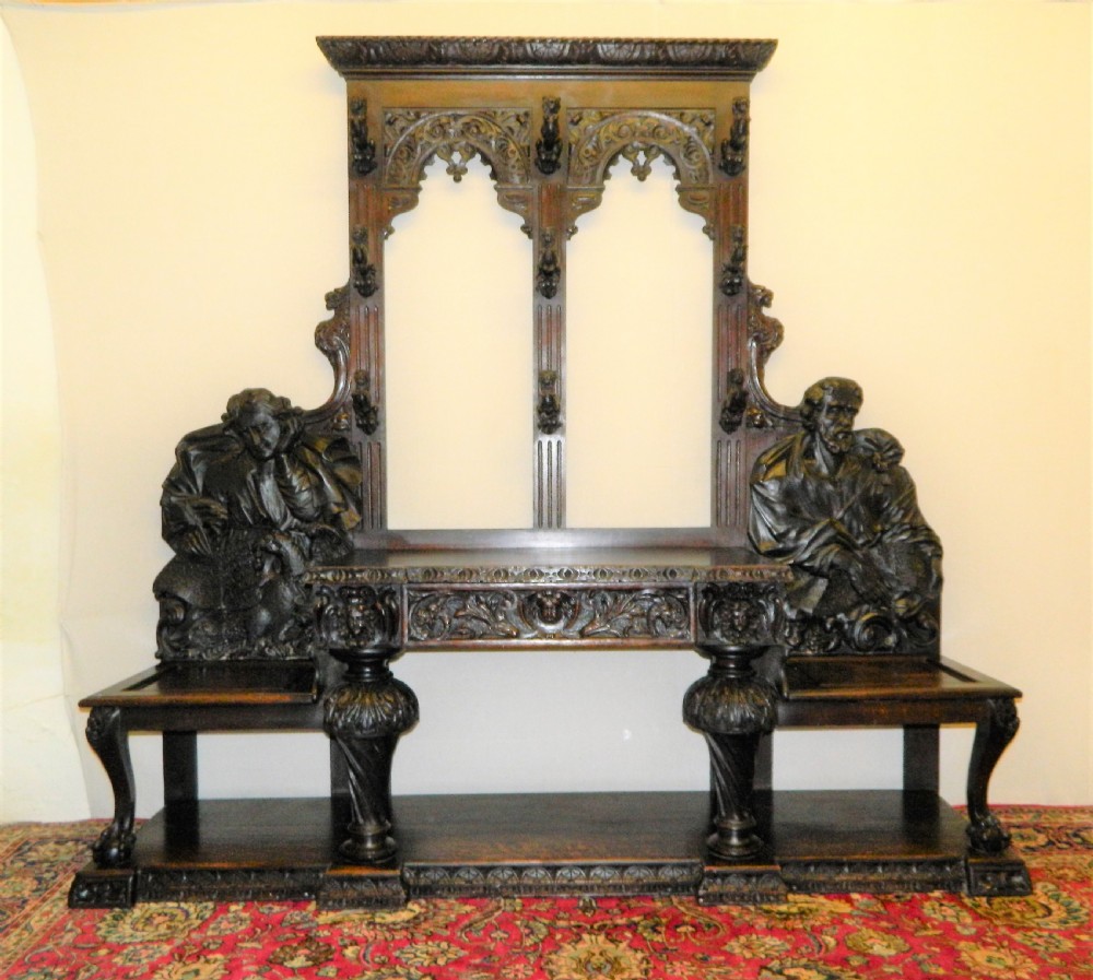 magnificent oak hallstand