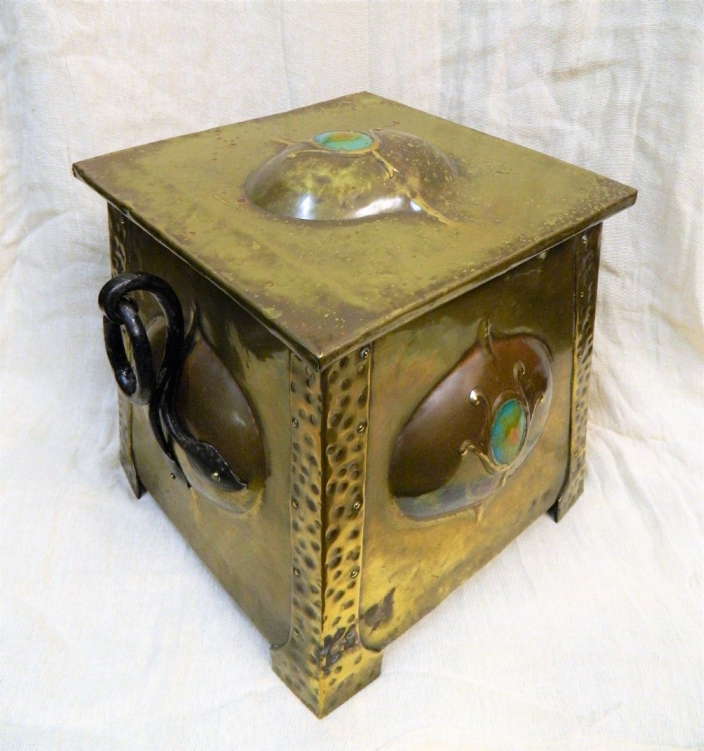arts crafts coal box