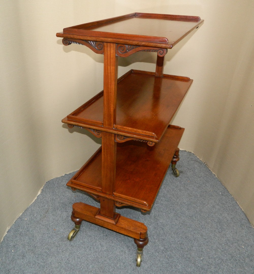 georgian mahogany dumb waiter