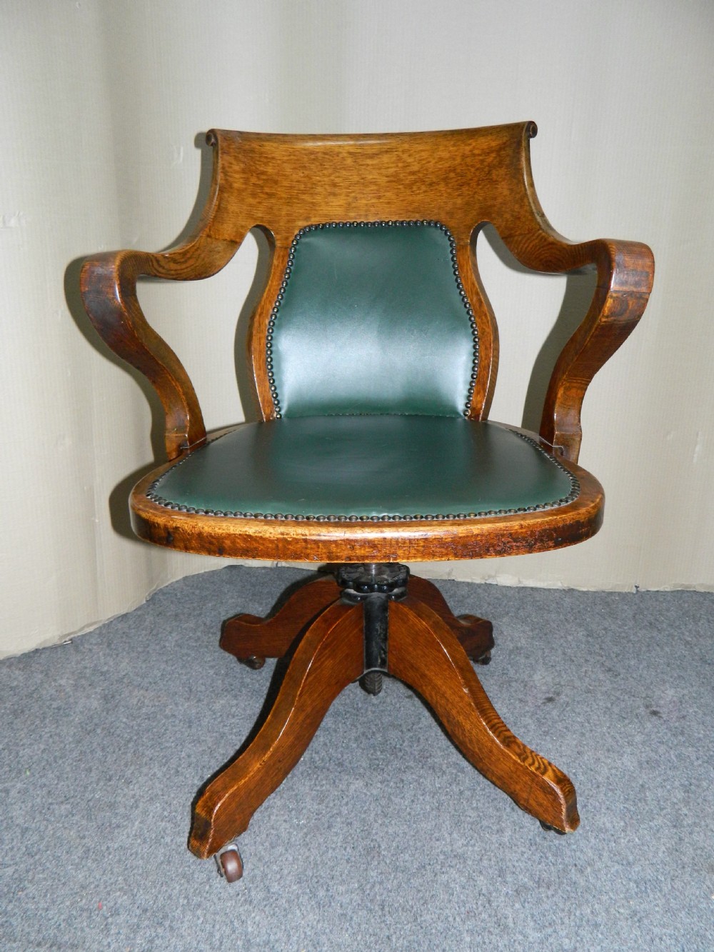 oak desk chair