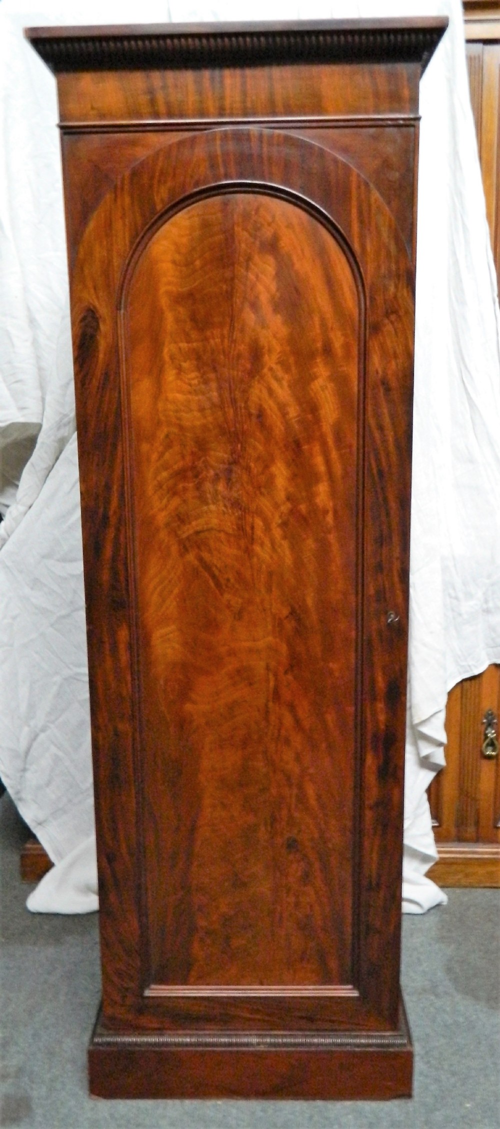 mahogany single door wardrobe hall wardrobe
