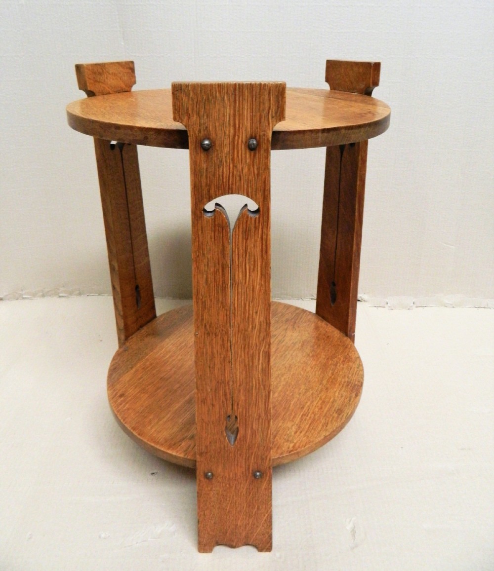 arts crafts oak table