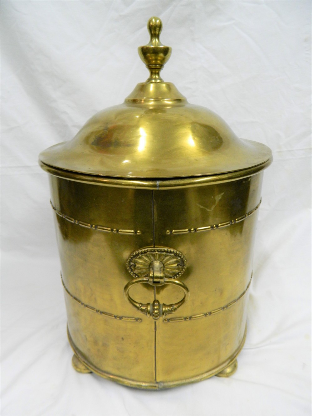 brass coal bin log bin