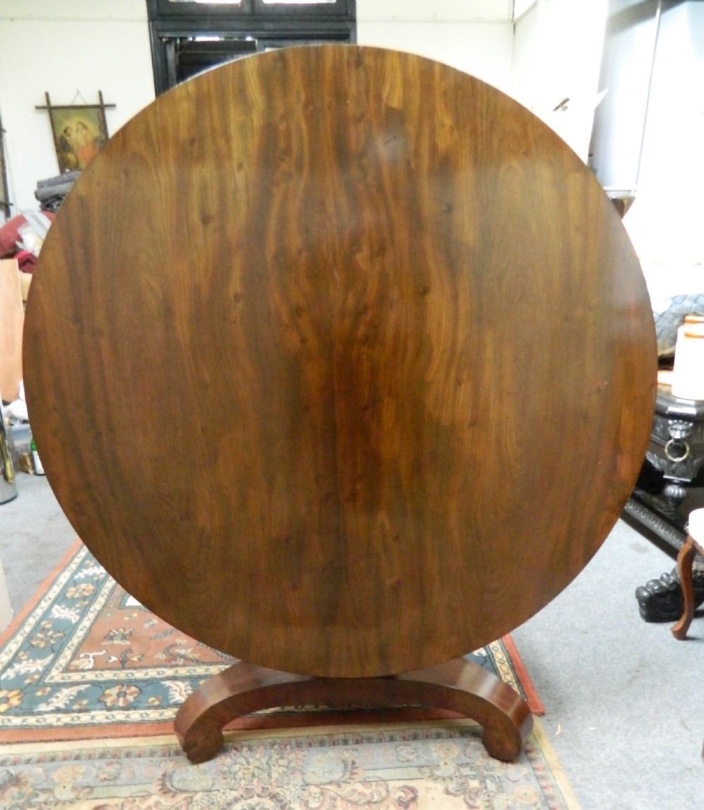 large mahogany breakfast table centre table