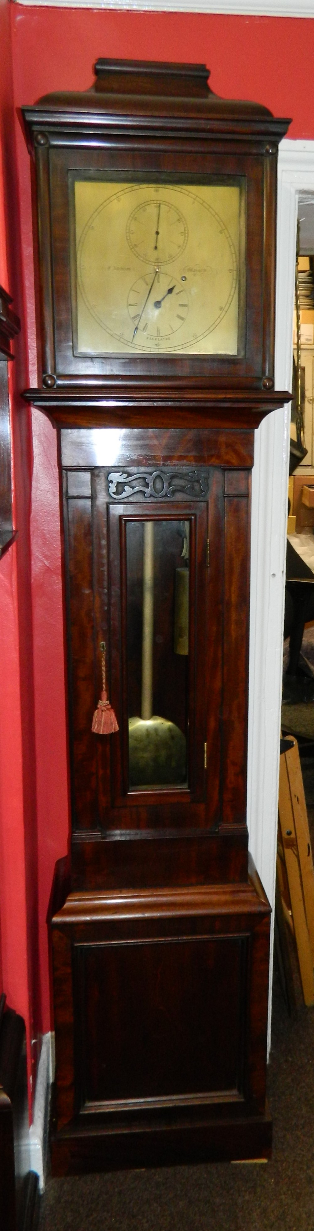 regulator longcase clock aitchison of glasgow