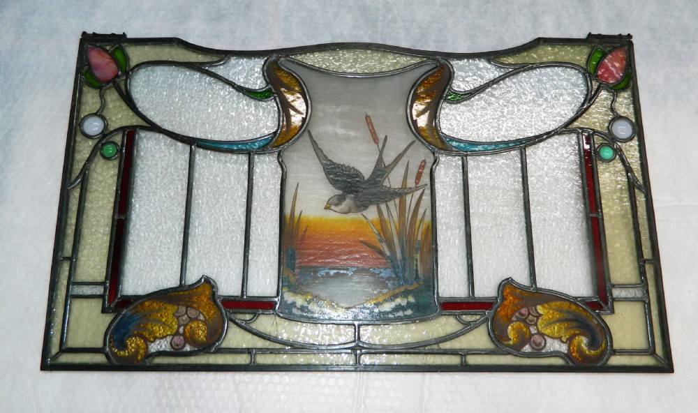 stained glass window panel