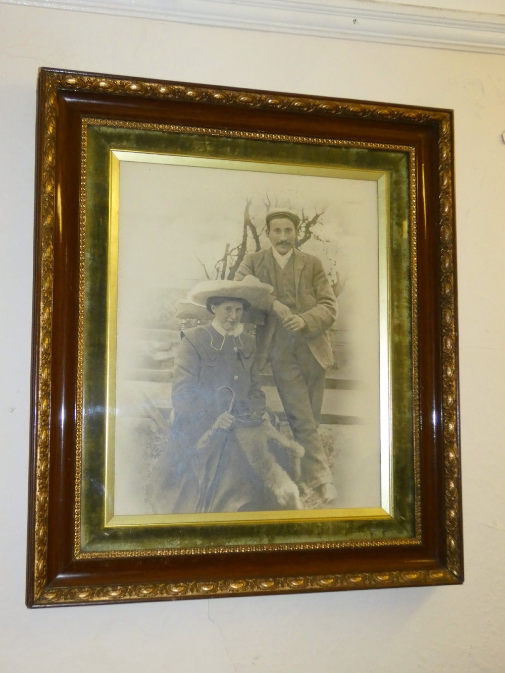 large framed photograph