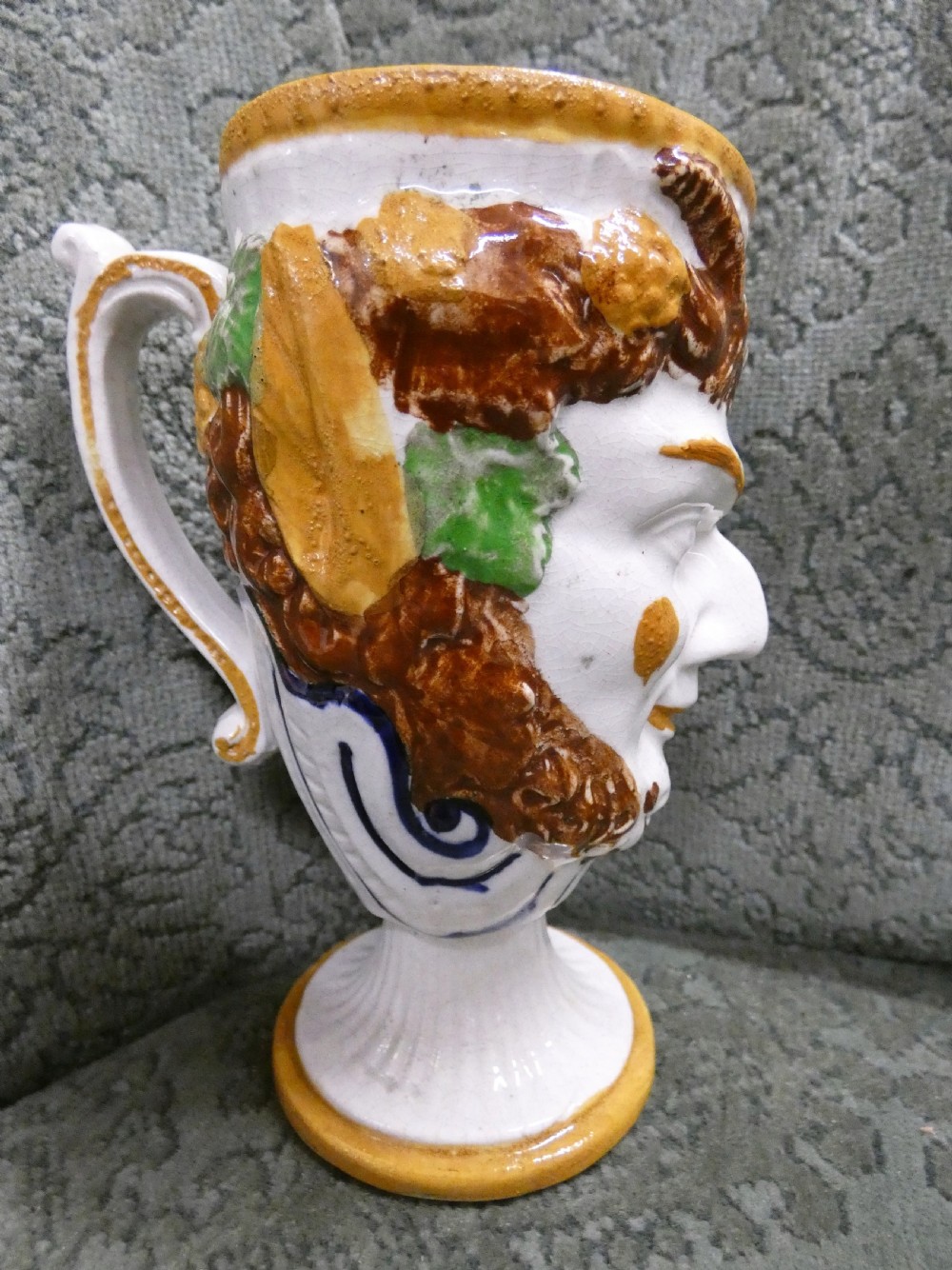 staffordshire bacchus frog mug circa 1800