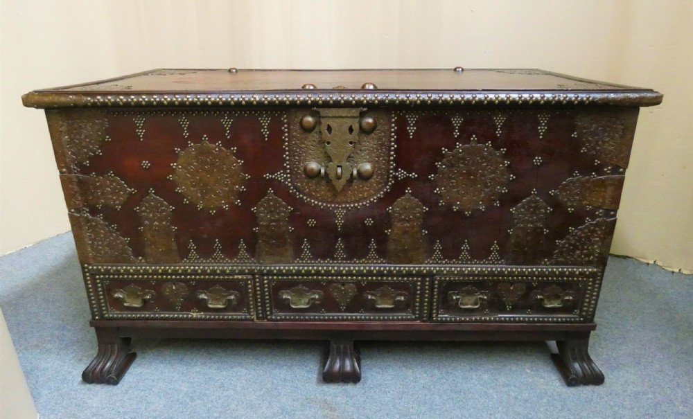 very large shirazi dowry chest