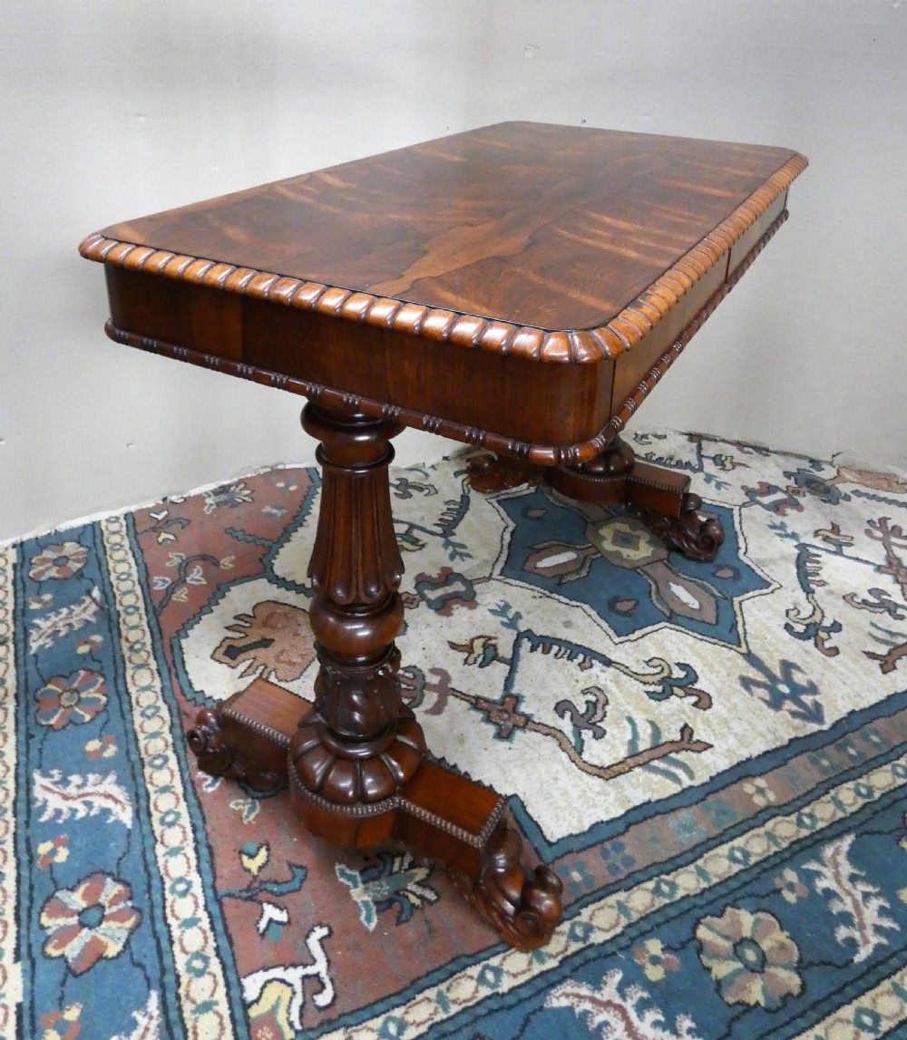 rosewood library table