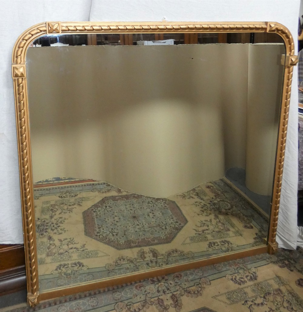 large victorian overmantel overmantle mirror