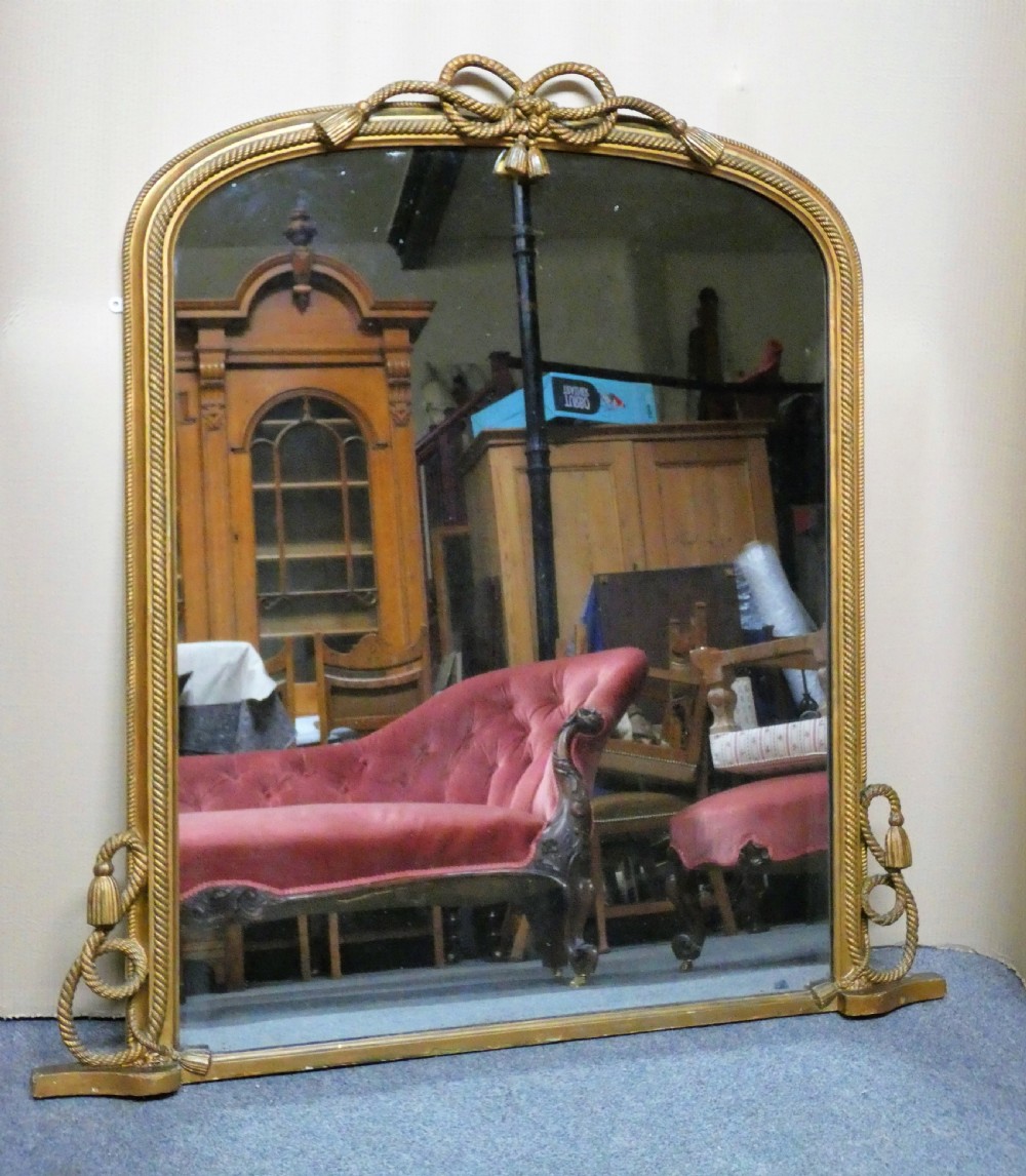 large giltwood overmantel mirror overmantle mirror