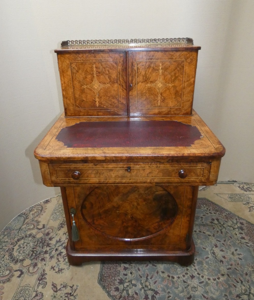 walnut bonheur du jour ladies writing desk