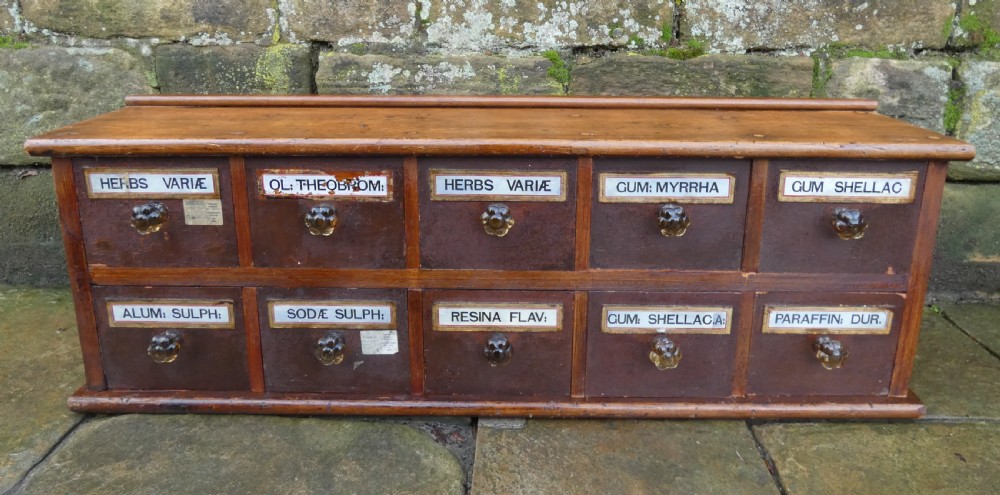 apothecary drawers chemists drawers