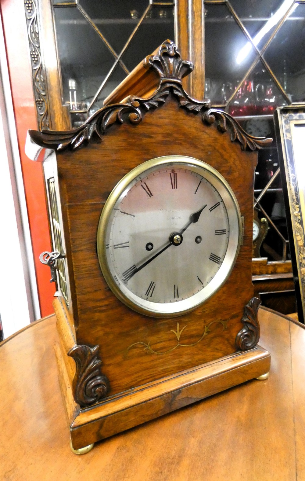 william iv repeating bracket clock