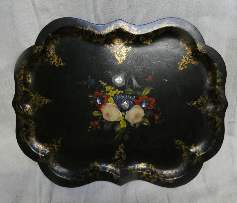 large papier mache tray