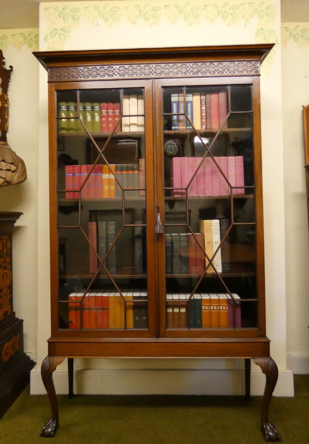 mahogany bookcase