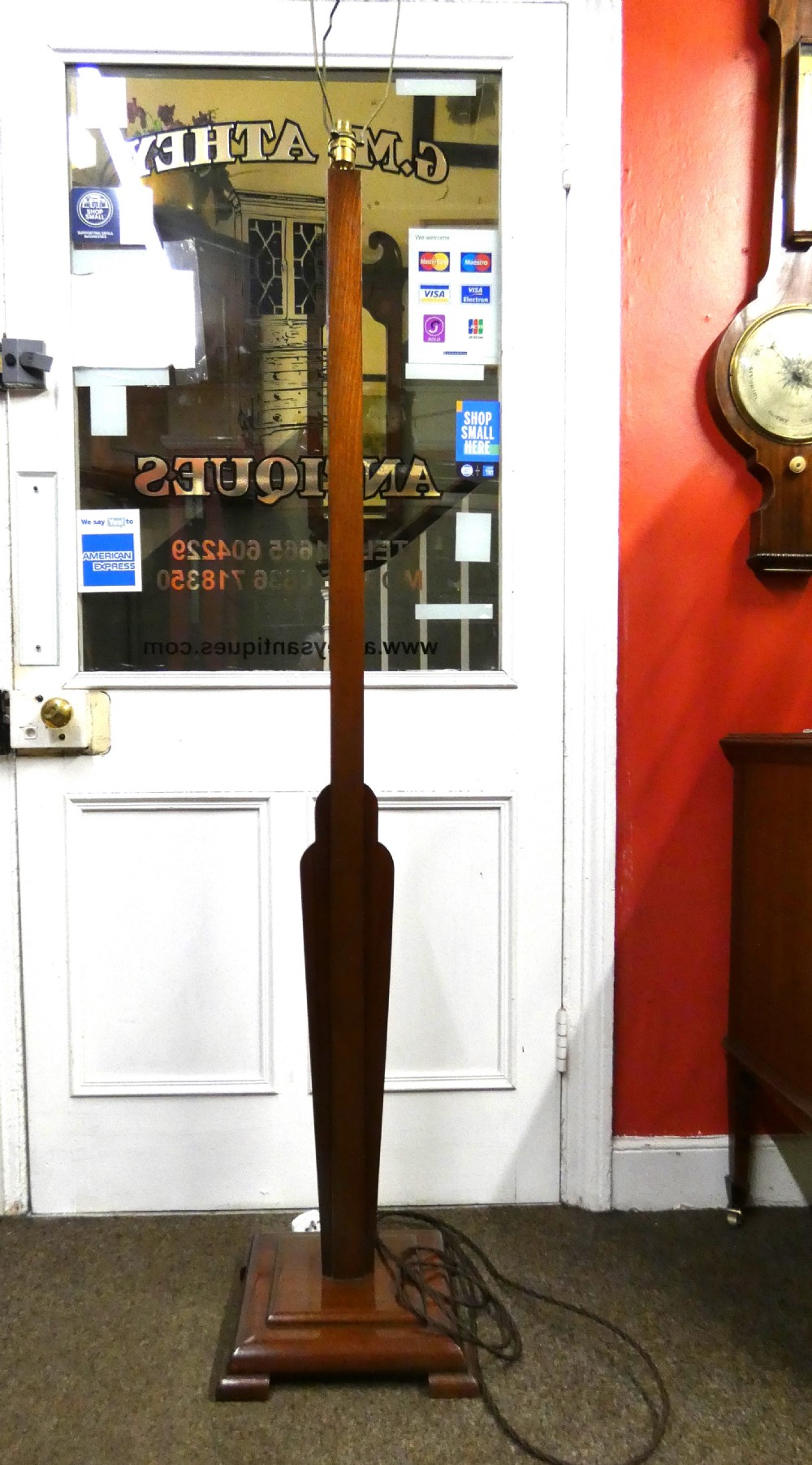 art deco standard lamp