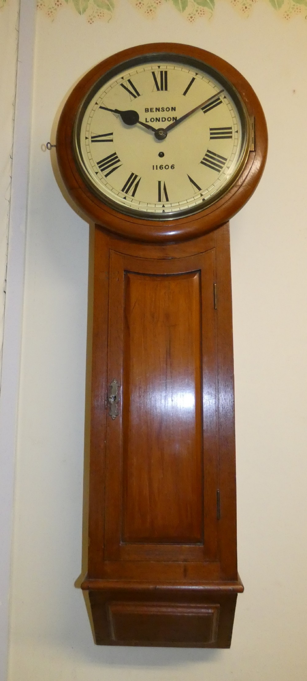 railway regulator wall clock jw benson london 11606