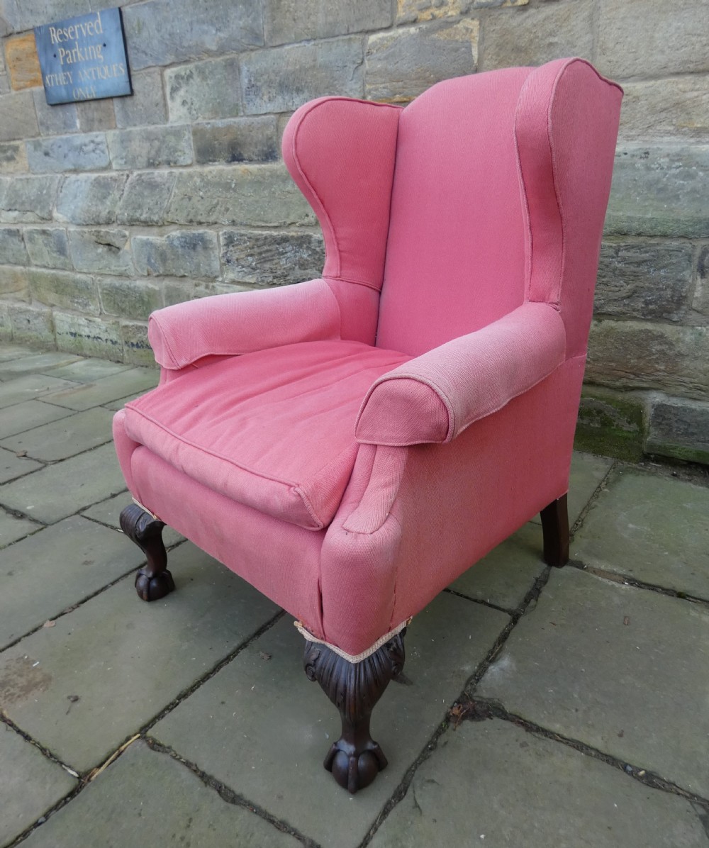 large 19th century armchair